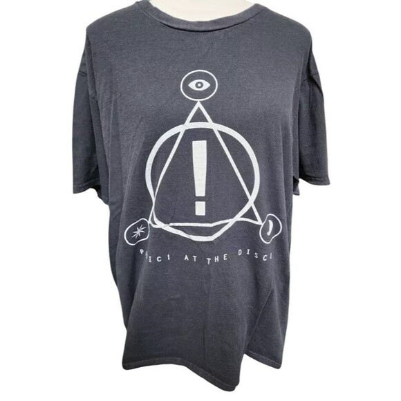 Panic At The Disco Band T-Shirt Black Size Large Triangle Circle - Picture 1 of 6